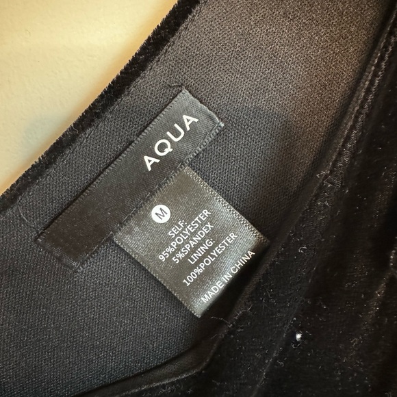 Velvet lbd with bow detail on shoulder - Picture 5 of 8